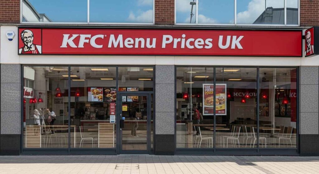 KFC Menu Prices UK