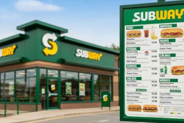 Subway Menu Prices UK
