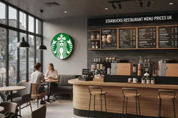 Starbucks Restaurant Menu Prices UK